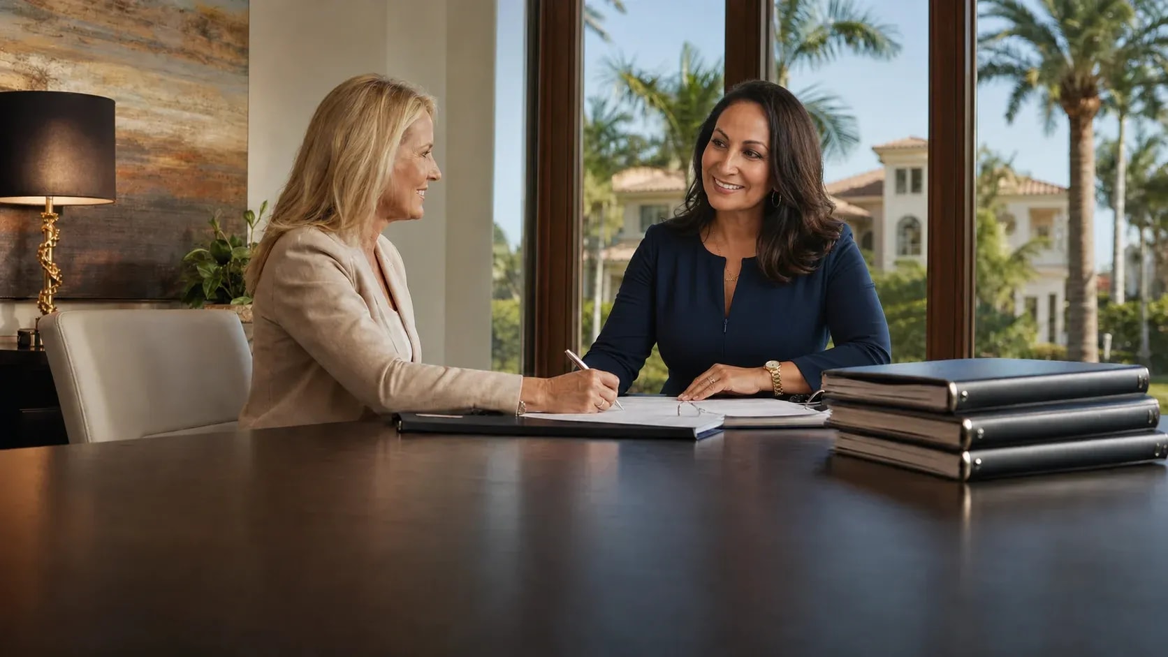 Editorial scene illustrating investor services recurring closings in Southwest Florida