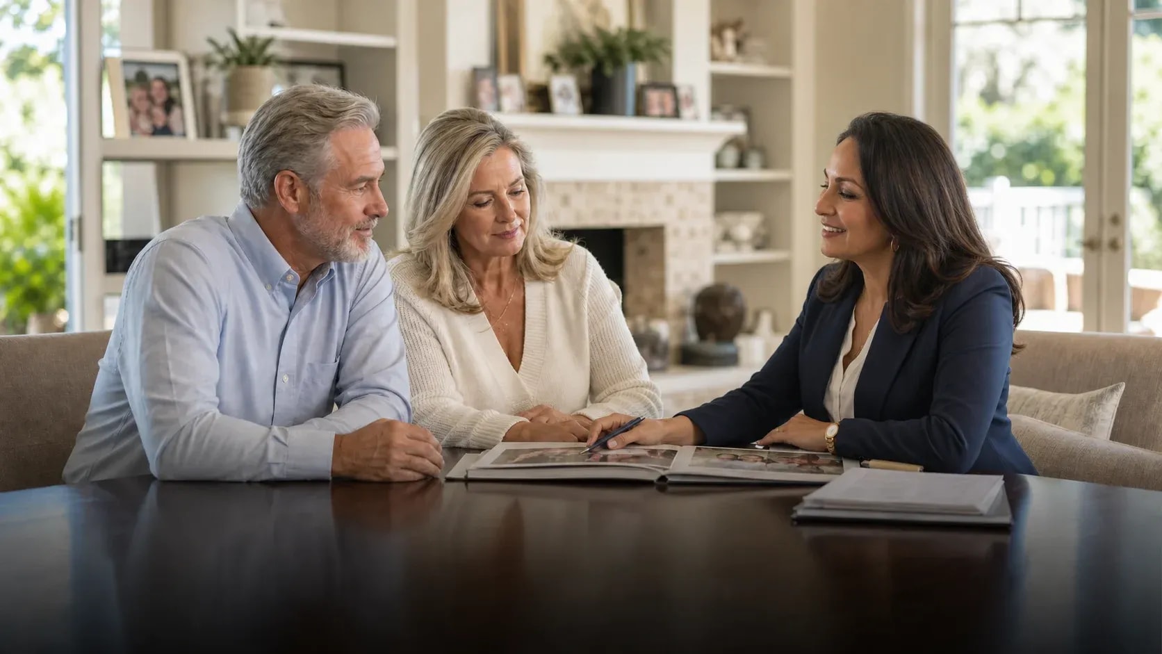 Calm estate planning scene illustrating legacy planning goals