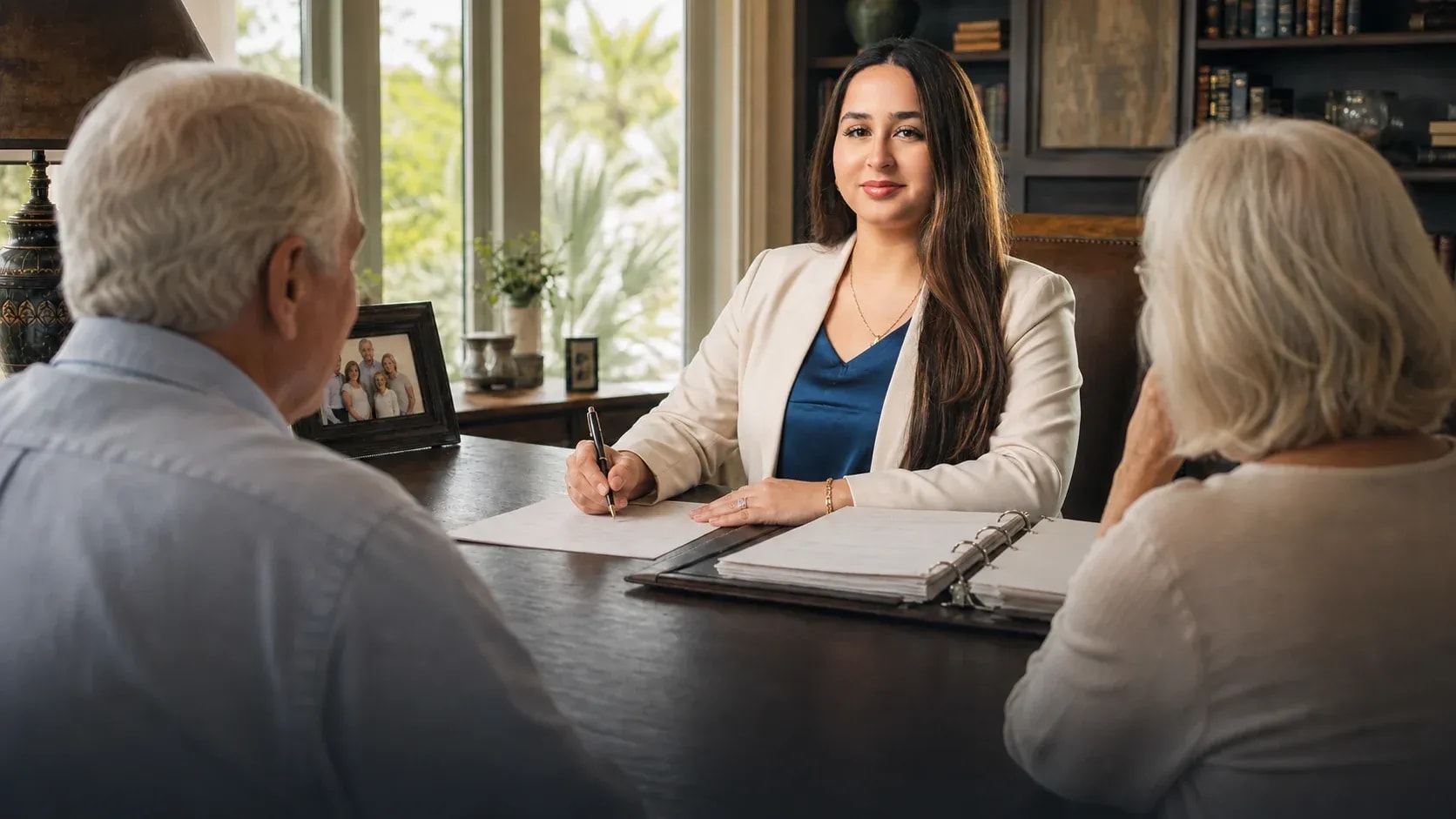 Calm estate planning scene illustrating legacy planning guidance letter