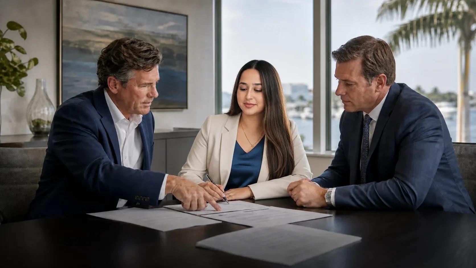 Calm estate planning scene illustrating planning for business owners agreements