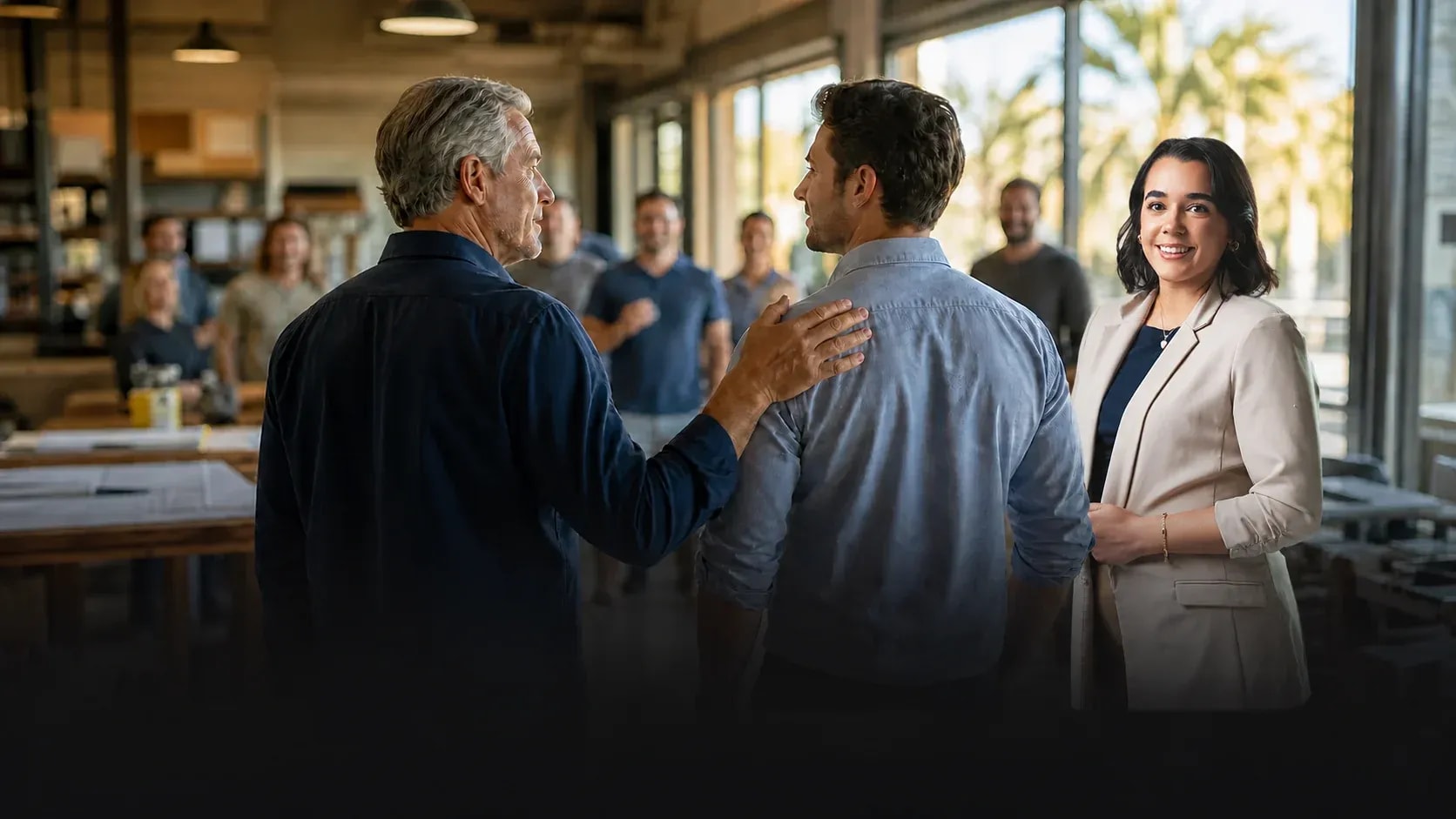 Calm estate planning scene illustrating planning for business owners succession