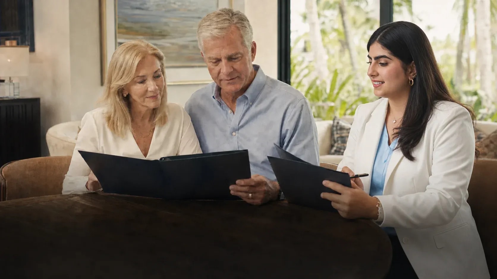 Calm estate planning scene illustrating planning for families spousal authority