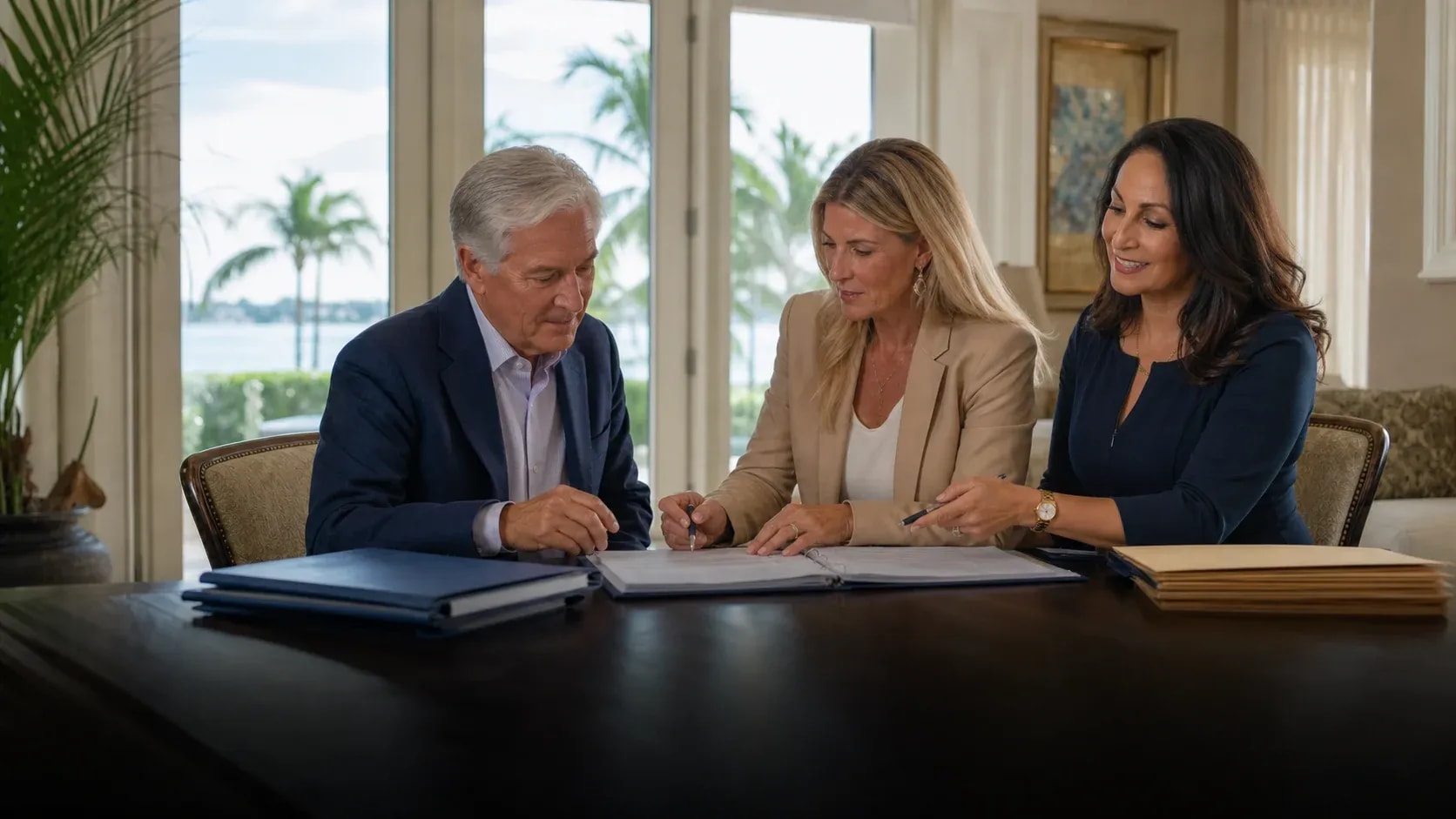 Calm estate planning scene illustrating powers of attorney financial authority