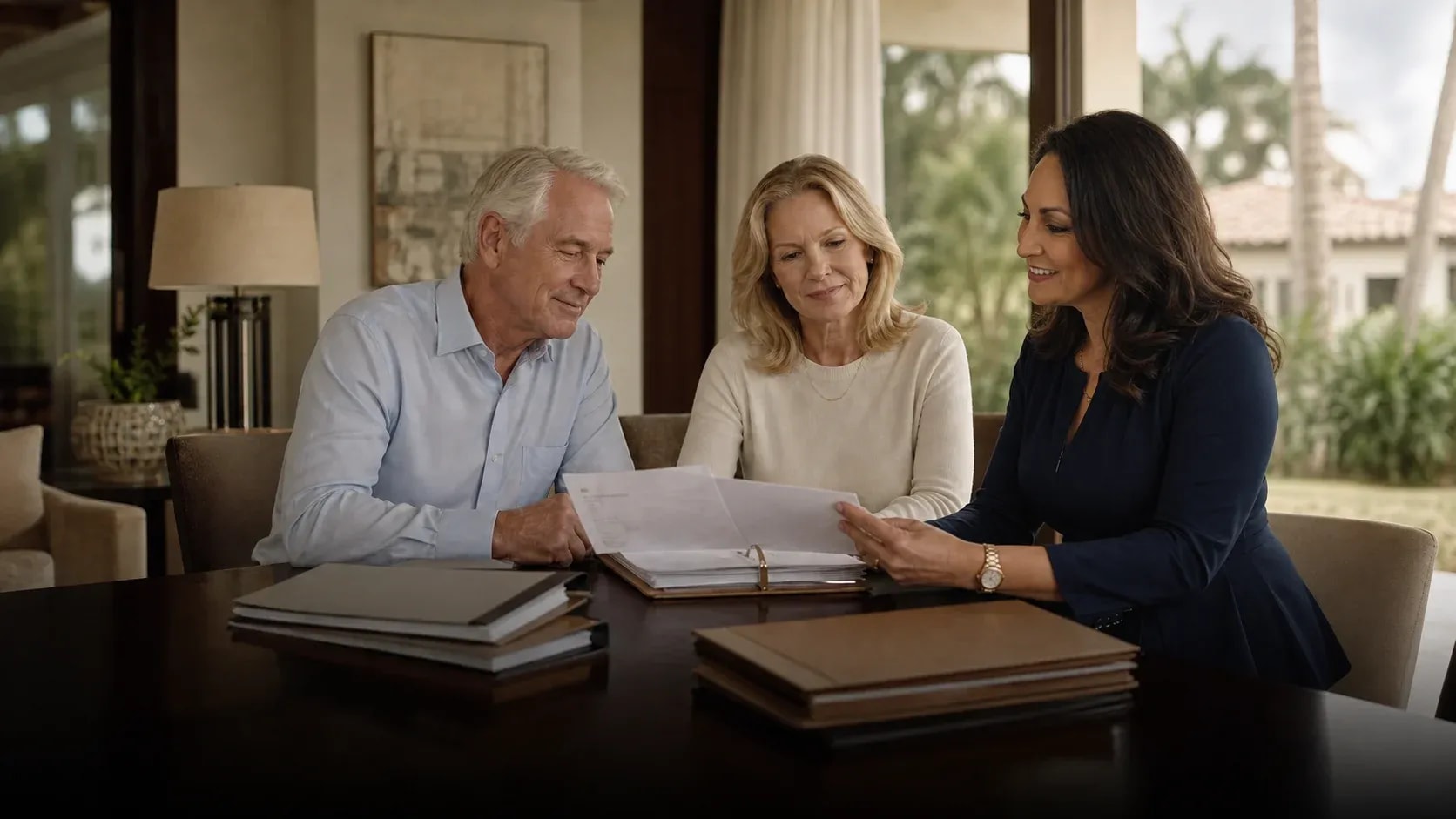 Calm estate planning scene illustrating probate avoidance asset titling
