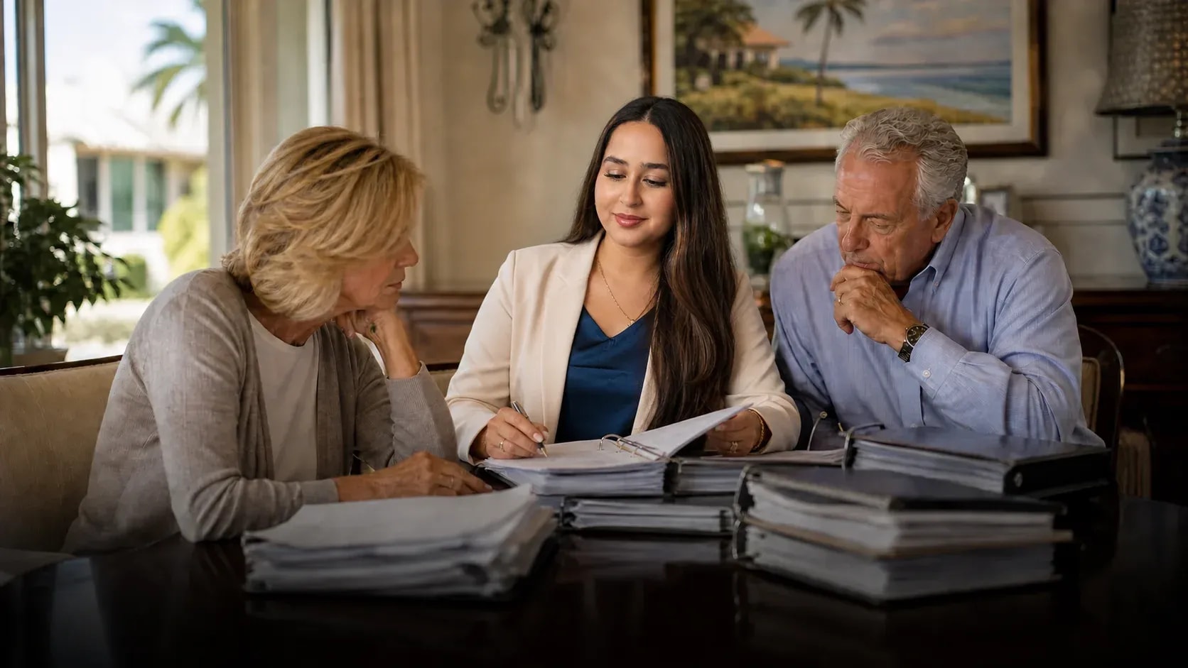 Calm estate planning scene illustrating probate avoidance existing arrangements