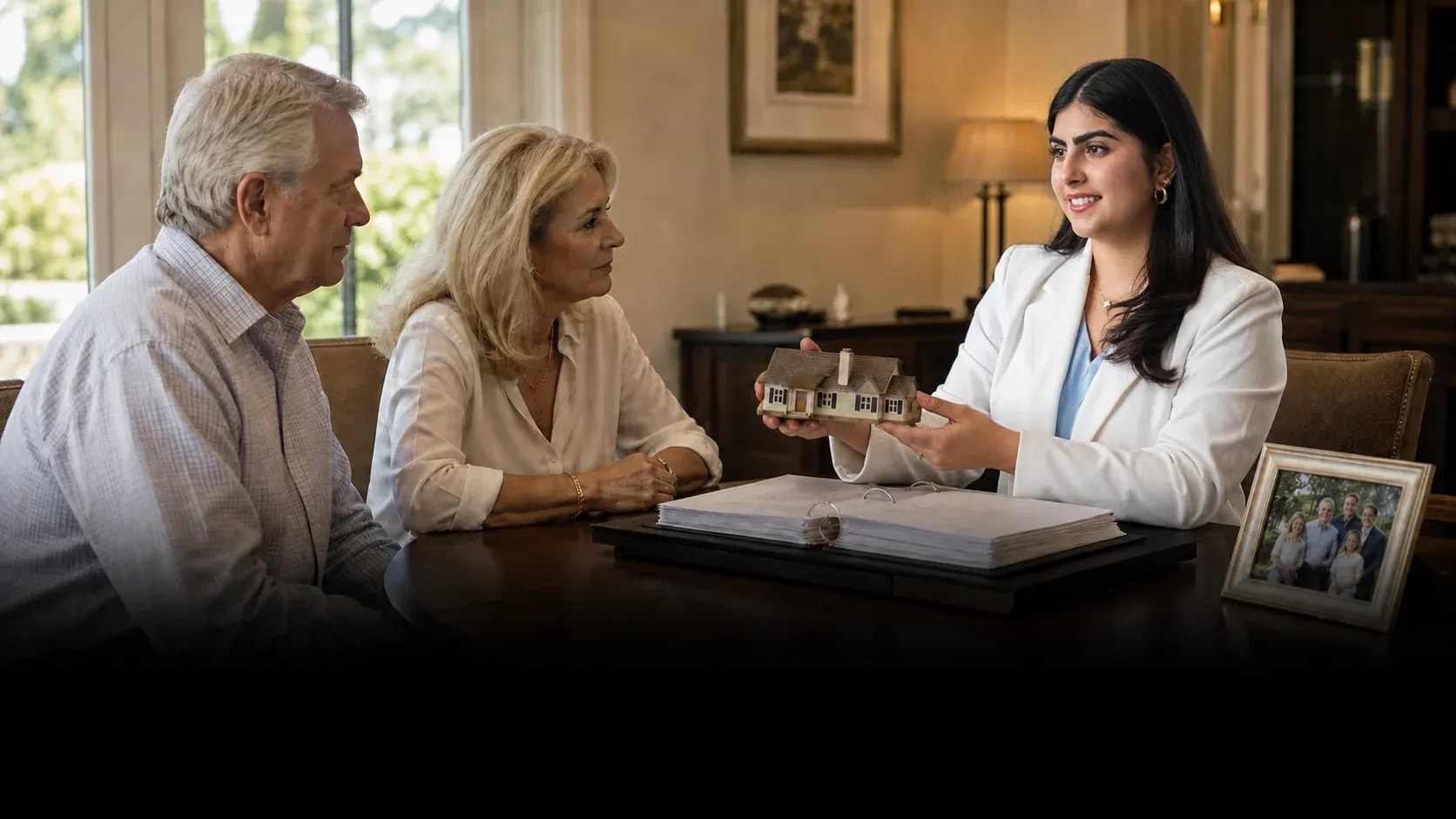 Calm estate planning scene illustrating probate avoidance trust strategy