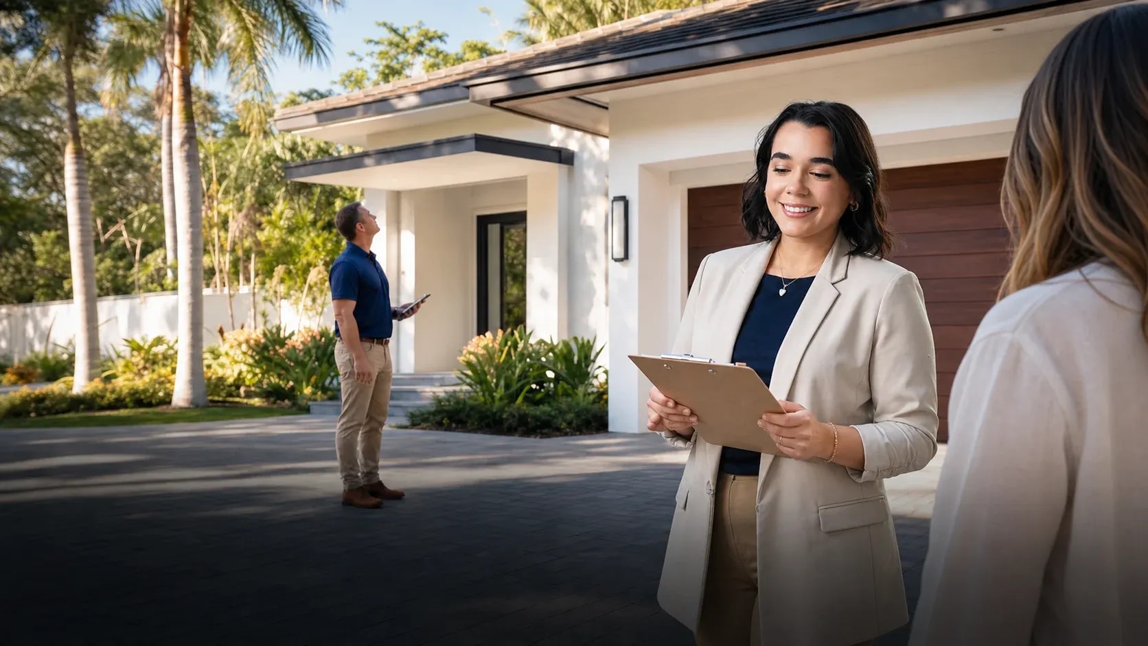 Editorial scene illustrating real estate transactions inspection deposit in Southwest Florida