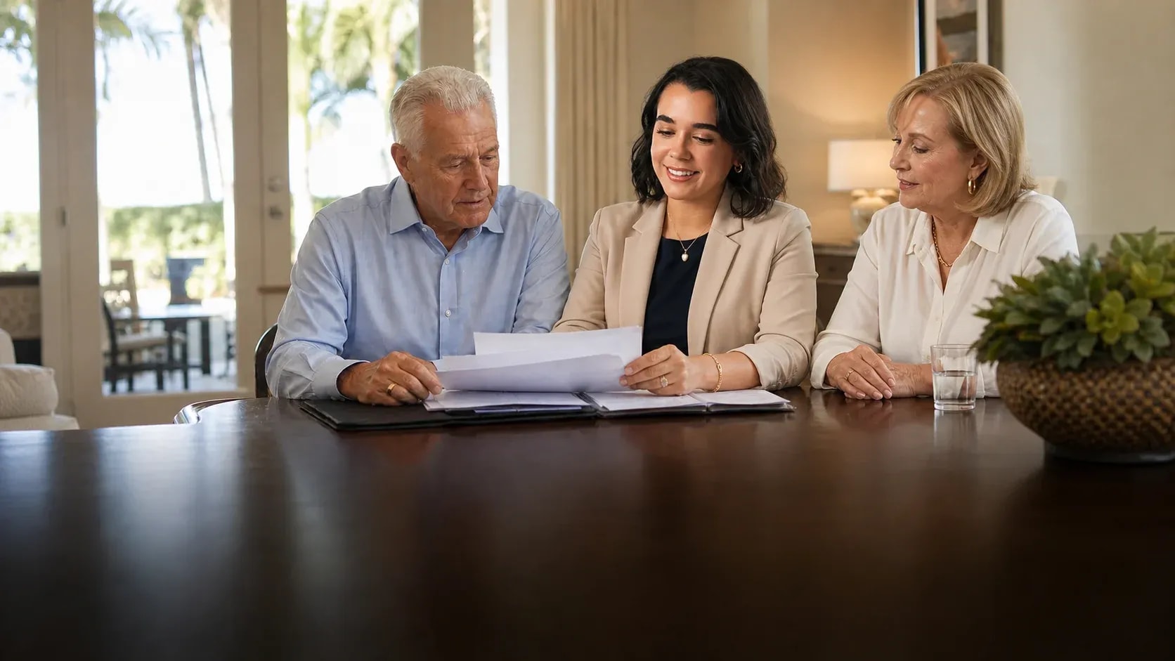 Calm estate planning scene illustrating trusts lifetime management