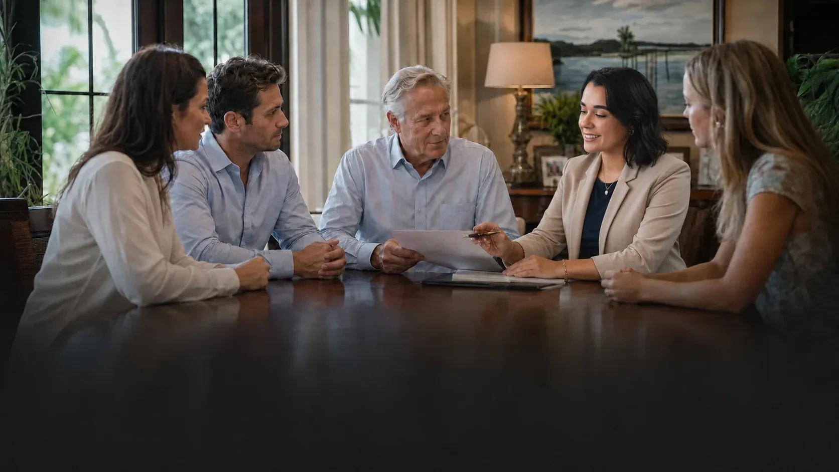 Calm estate planning scene illustrating wills personal representative